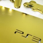 Playstation 3 Slim Folheado a Ouro